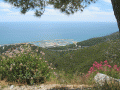 Uitzicht op Port Ginestra-vanaf del Garraf