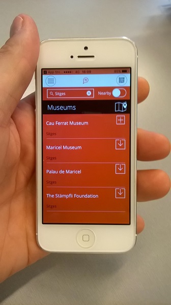 afbeelding museum app voor toeristen