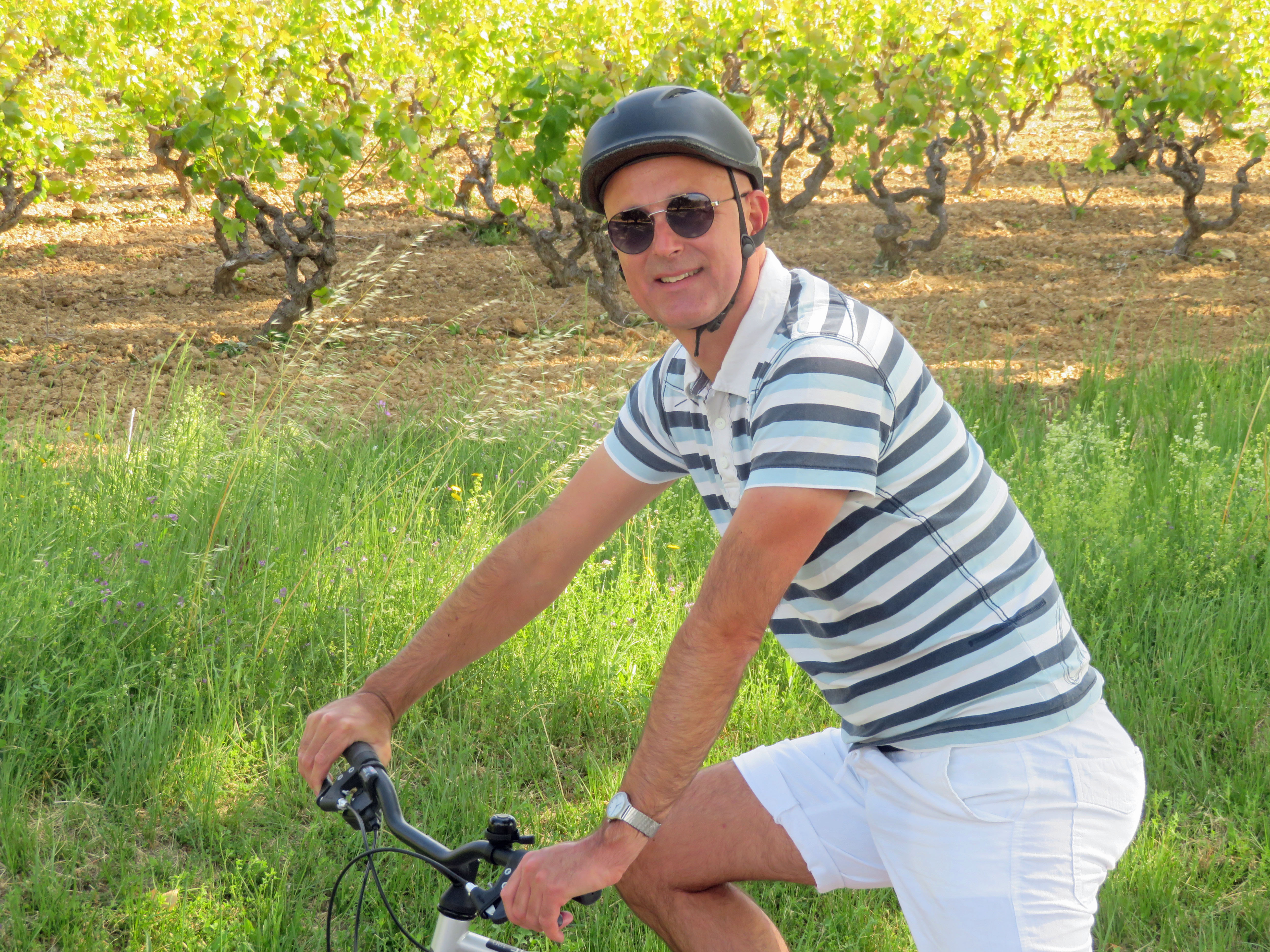 fietser in de Penedes