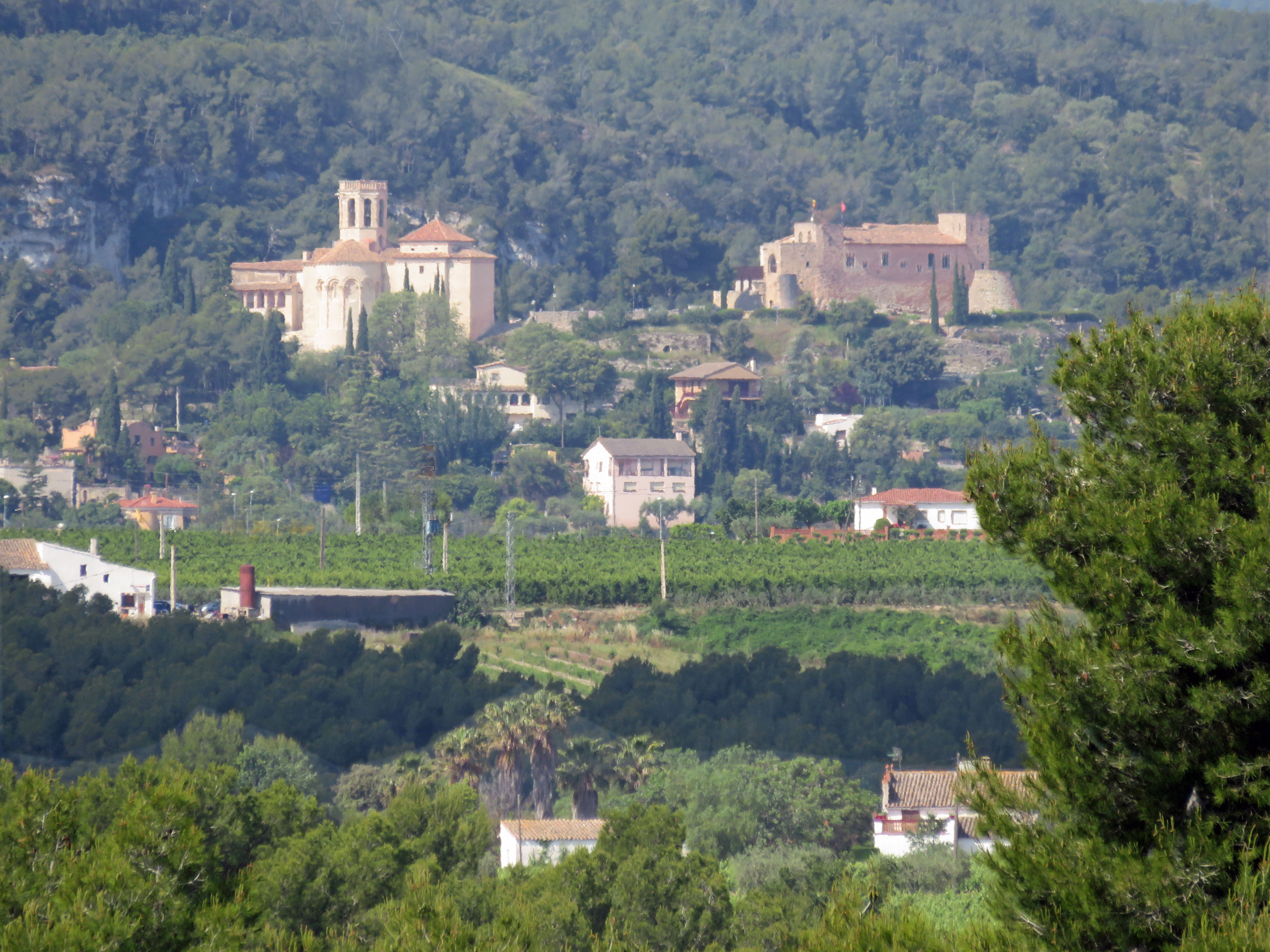 zicht op het dorp Sant Martí